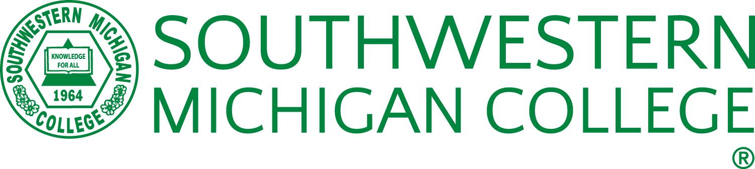 Southwestern Michigan College words in green